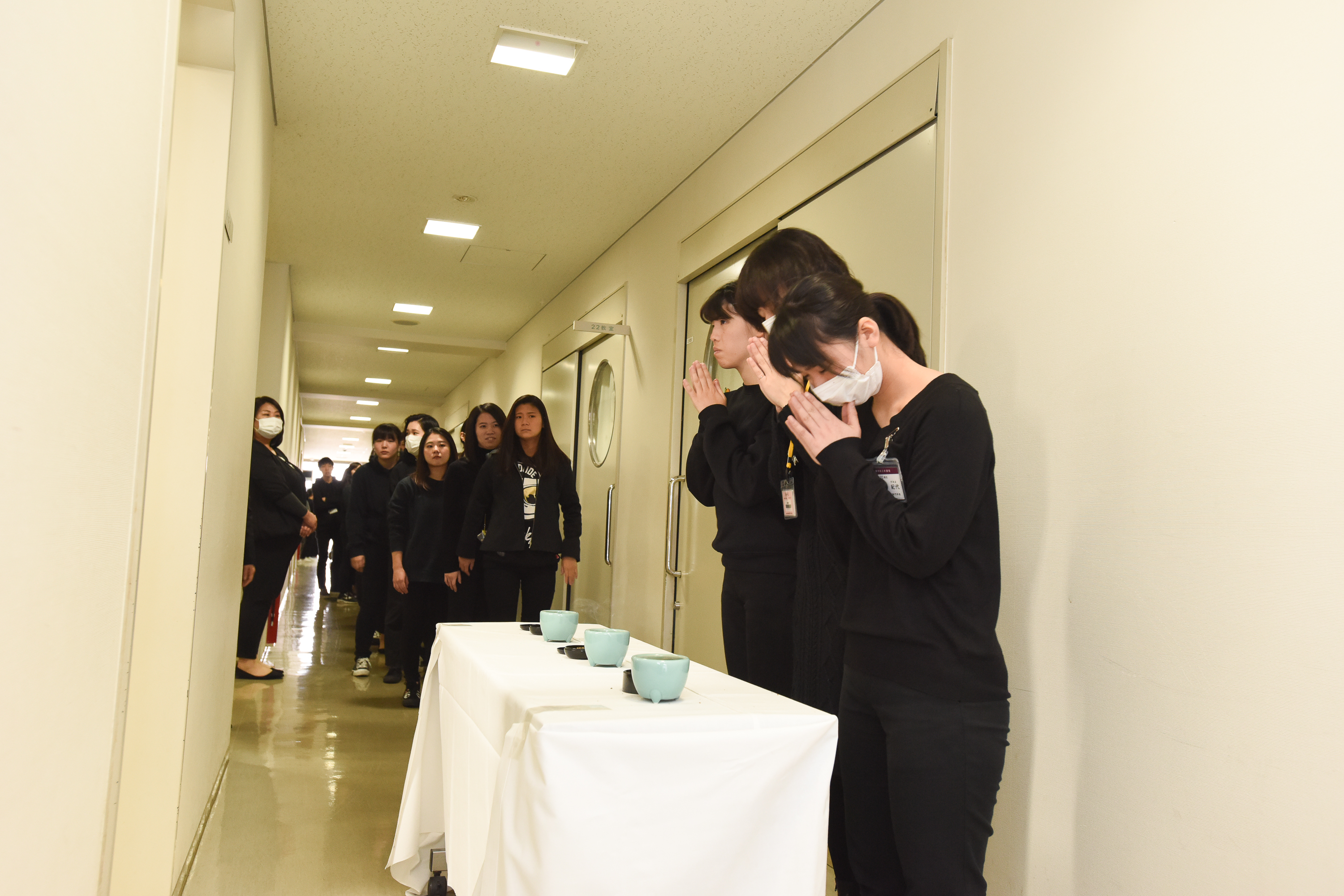 慰霊祭 京都府医師会看護専門学校
